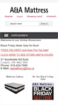 Mobile Screenshot of aamattress.com